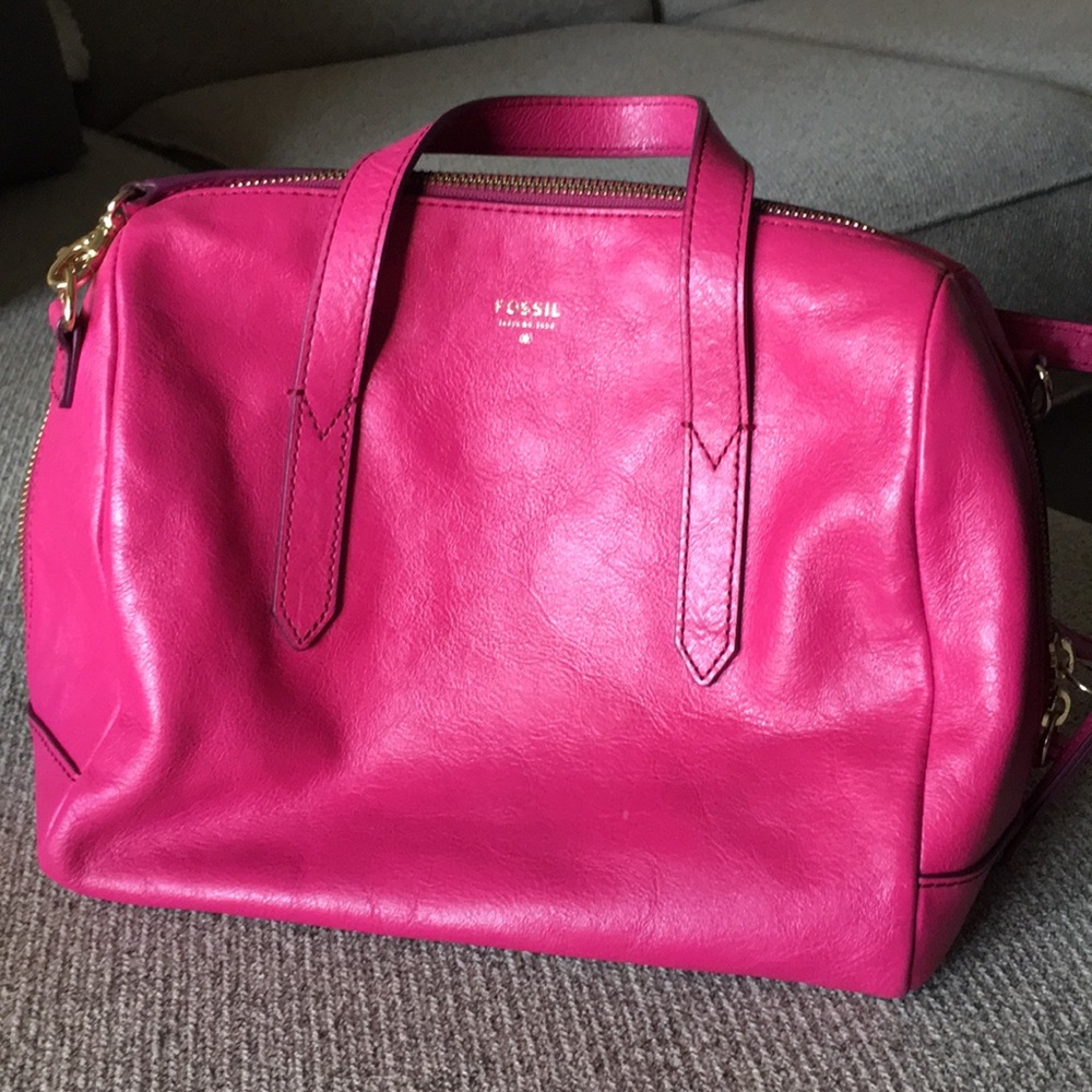 Pink Fossil bag